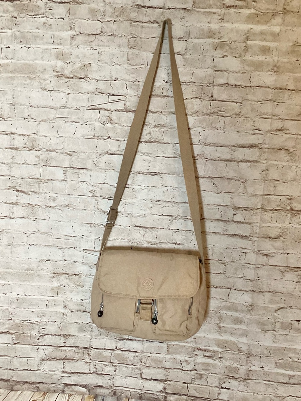 the Kipling tan Rita Messenger crossbody bag